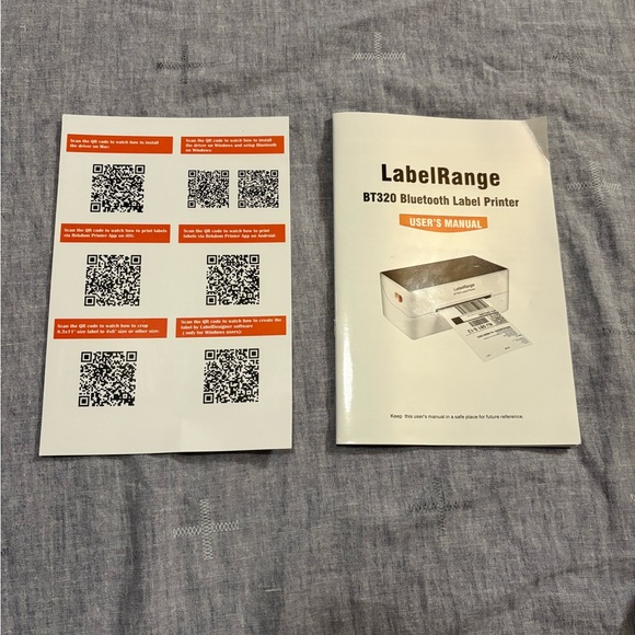 NEW LABELRANGE Thermal Label Printer CLABEL BT 320 Blue Tooth Label Printer - Picture 8 of 8